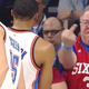 Illustration for article titled Sixers Fan Who Flipped Off Russell Westbrook Is A Part-Time Comedian